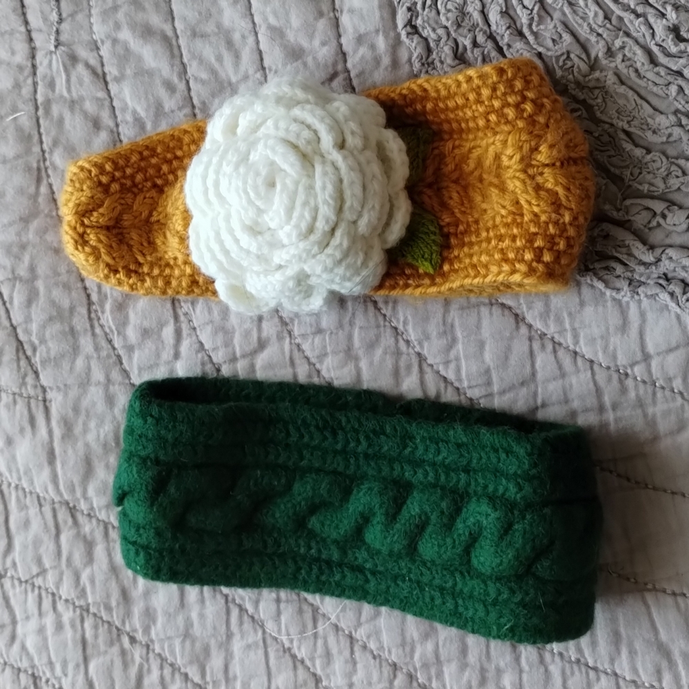 Wool warm headbands